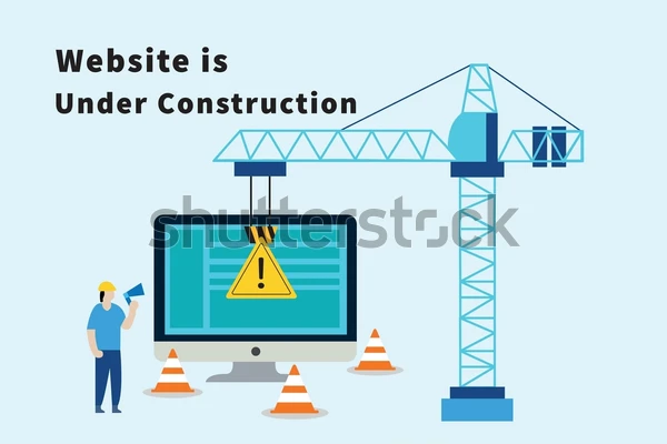 Under construction illustration